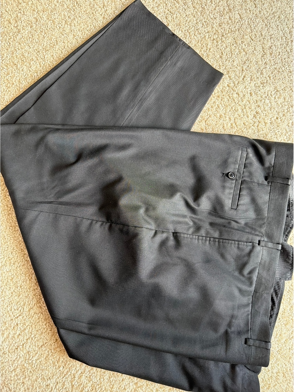 MW 50x29 modern fit, black dress pants